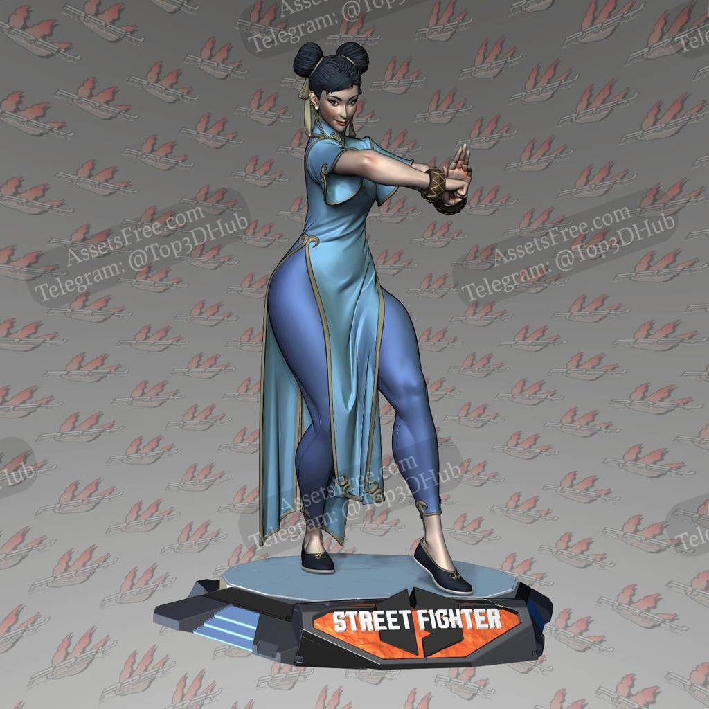 PCS 街头霸王 春丽-P站图纸收藏馆