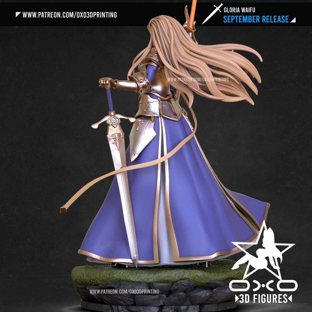 图片[2]-OXO3D 铃兰之剑：为这和平的世界 歌洛莉亚-P站图纸收藏馆