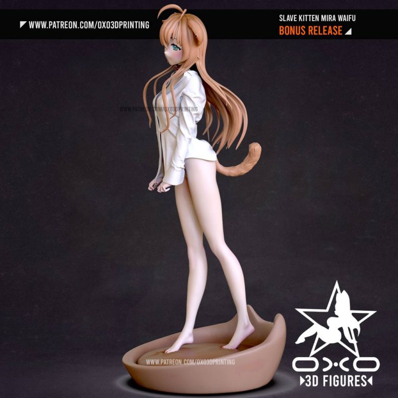 OXO3D 我家猫猫是可爱的女孩子 黄豆粉-P站图纸收藏馆