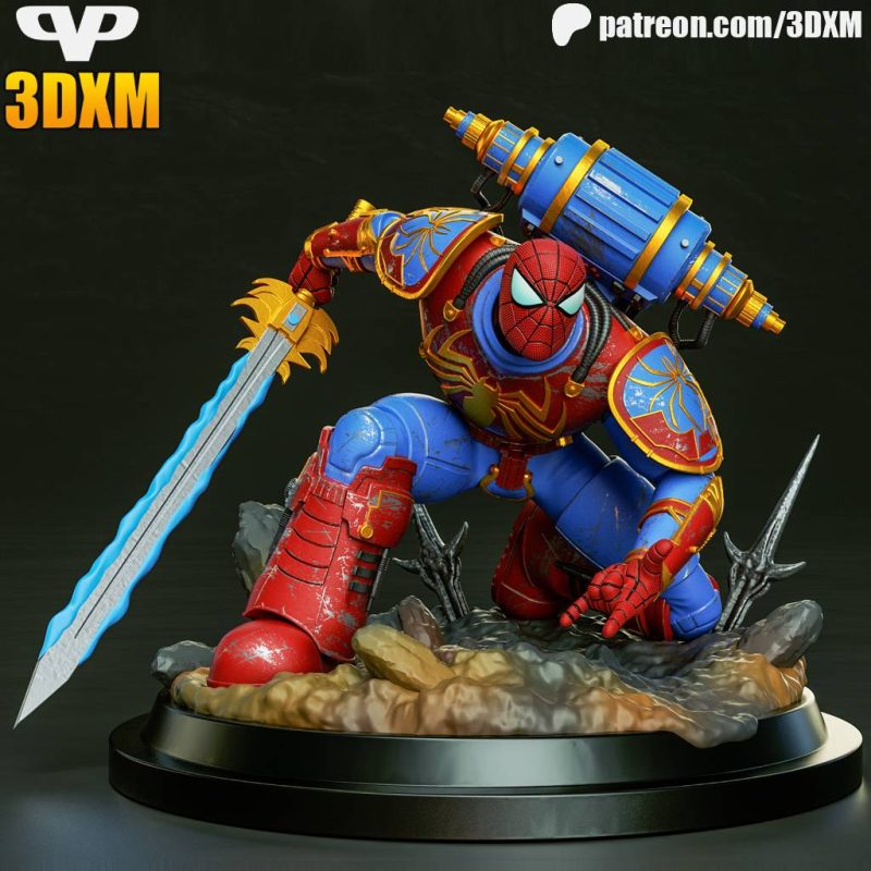 Chibi STL 漫威 蜘蛛侠-P站图纸收藏馆