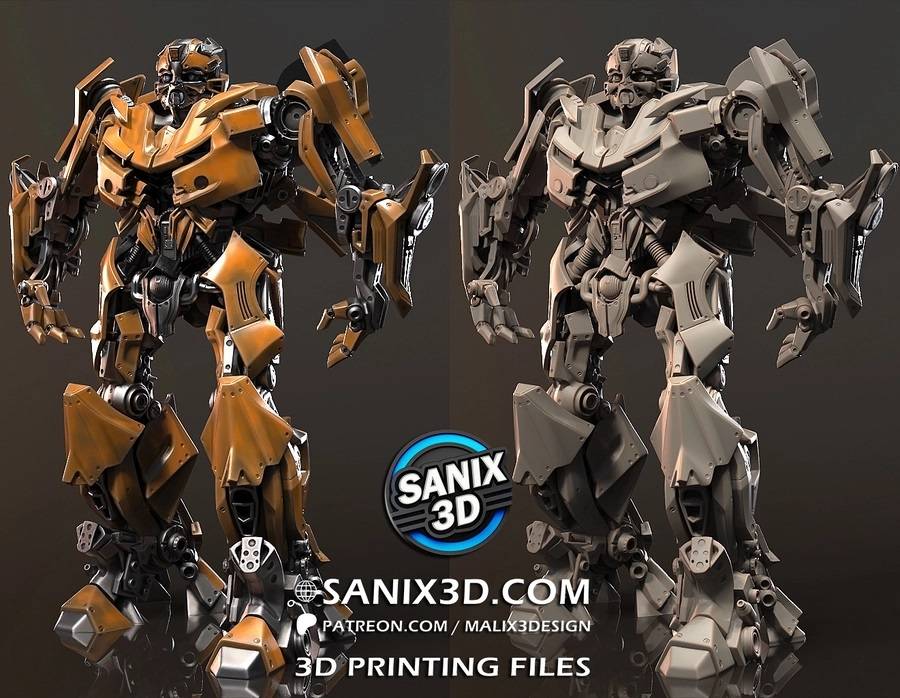 图片[2]-Sanix3d 变形金刚 大黄蜂-P站图纸收藏馆