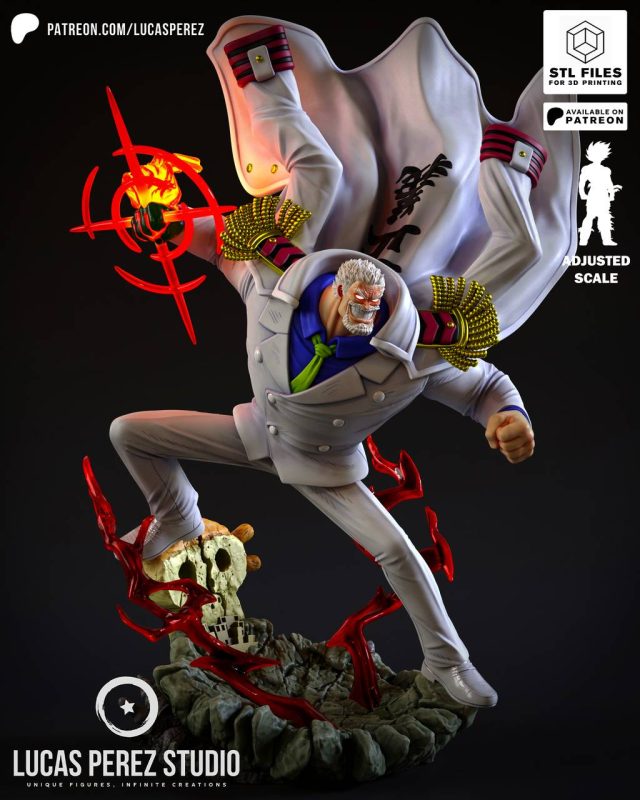 Lucas Perez 海贼王 海军英雄-P站图纸收藏馆