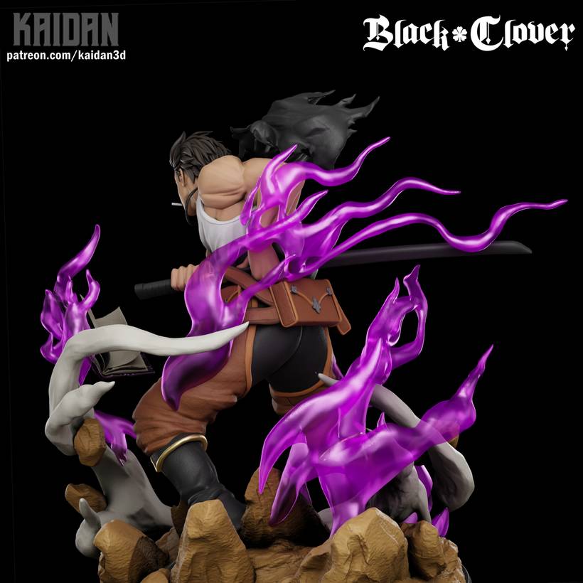 图片[2]-Kaidan 黑色五叶草 夜见·介大-P站图纸收藏馆