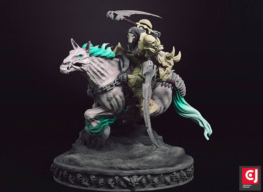 暗黑血统 四骑士 死亡-P站图纸收藏馆