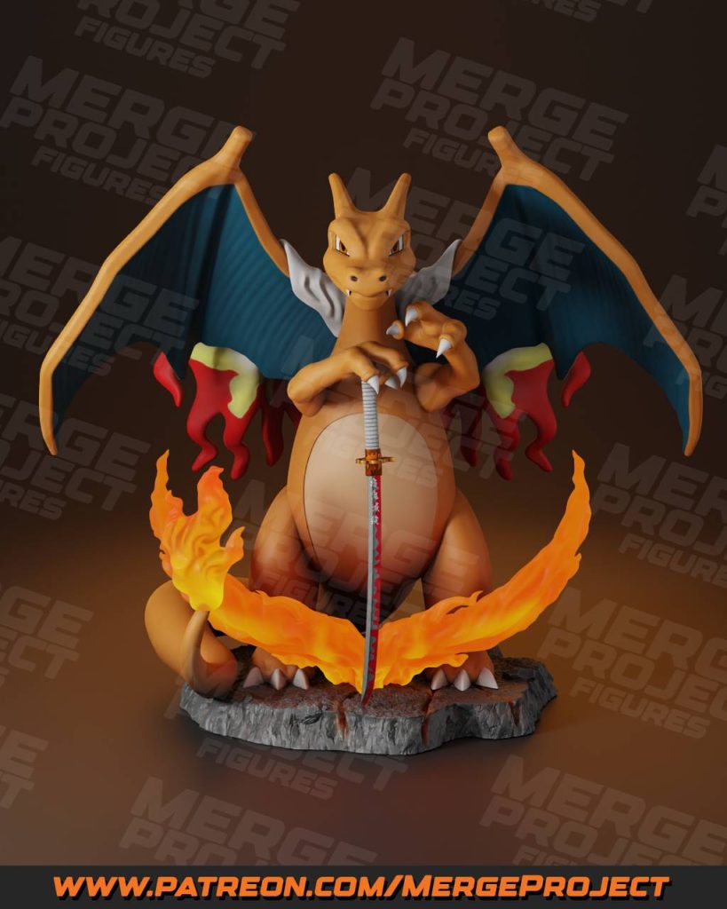 图片[1]-MPF 精灵宝可梦 喷火龙-P站图纸收藏馆