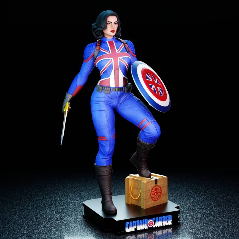 BrunoArt3D 漫威 卡特队长-P站图纸收藏馆