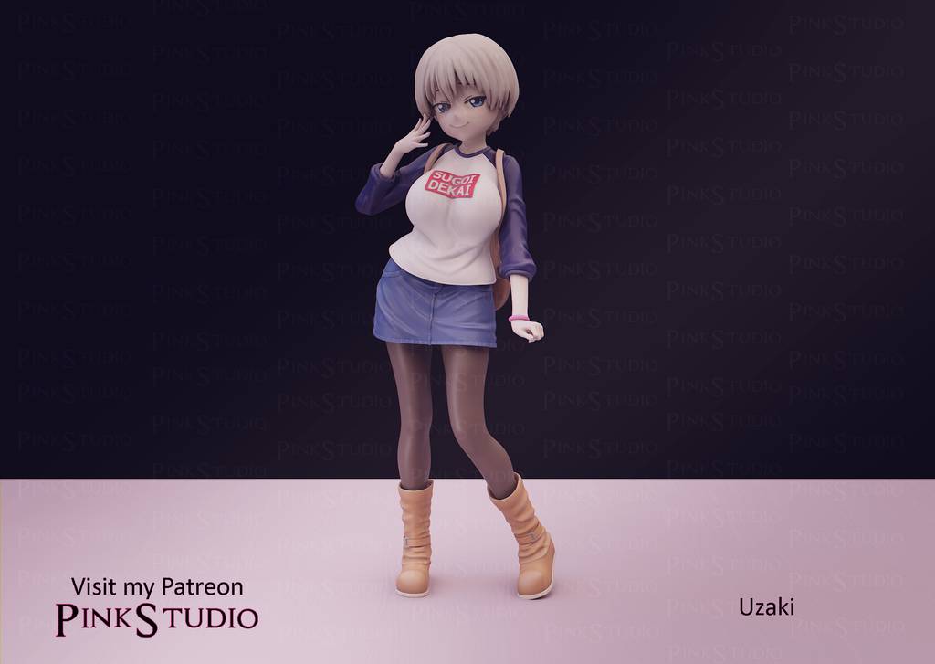 图片[1]-Pink Studio 宇崎学妹想要玩 宇崎月-P站图纸收藏馆