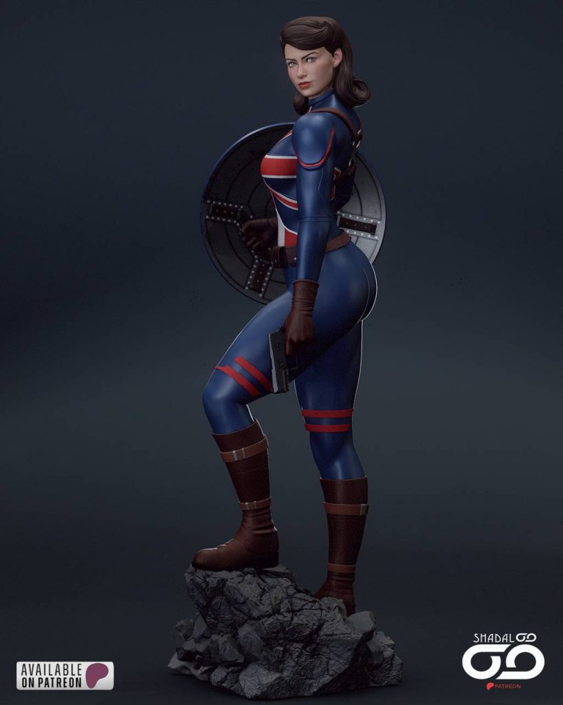 Shadaloo Studios 漫威 卡特队长-P站图纸收藏馆