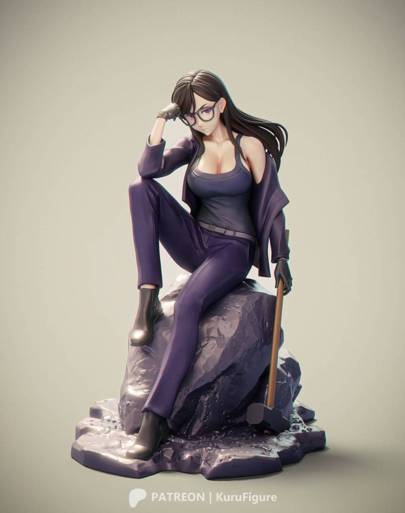 图片[1]-Kuru Figure 夏日重现 南方日鹤-P站图纸收藏馆