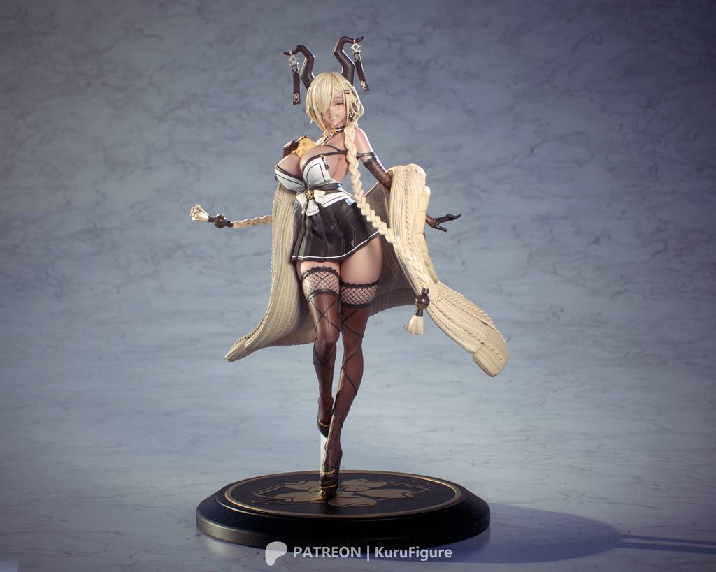 图片[1]-Kuru Figure 碧蓝航线 尾张-P站图纸收藏馆