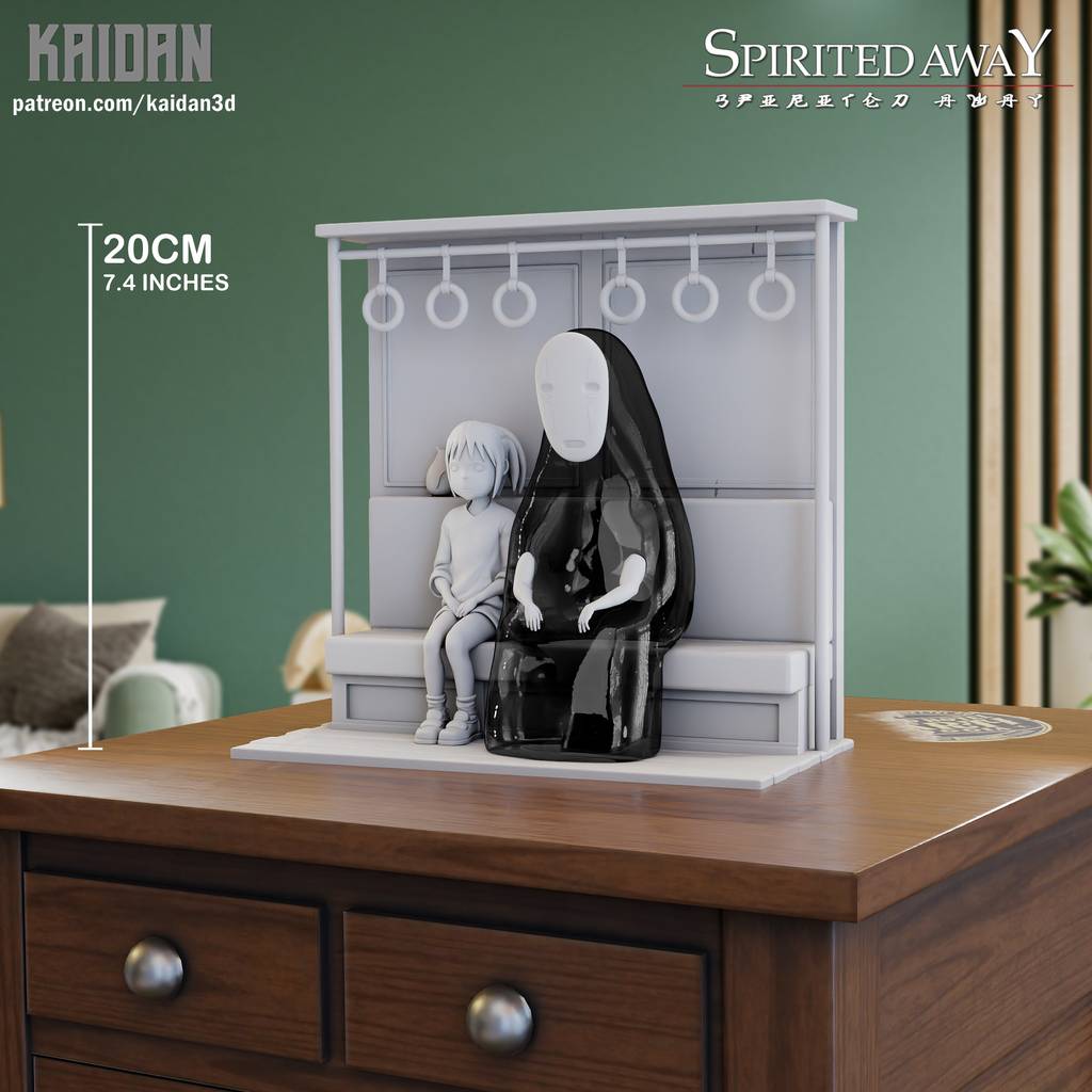 图片[2]-Kaidan 千与千寻 千寻和无面人-P站图纸收藏馆