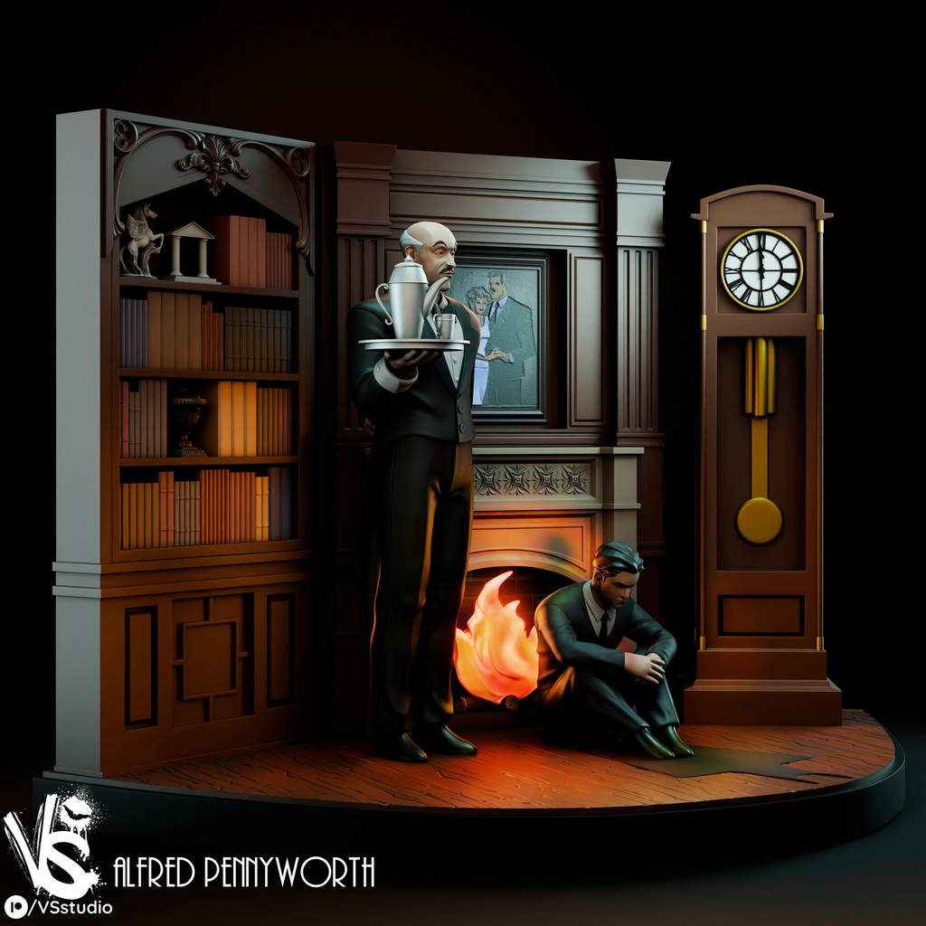 图片[2]-VS3D DC漫画 阿尔弗雷德和布鲁斯-P站图纸收藏馆