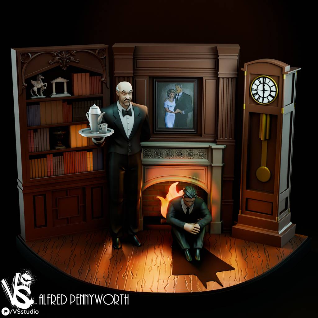 图片[3]-VS3D DC漫画 阿尔弗雷德和布鲁斯-P站图纸收藏馆