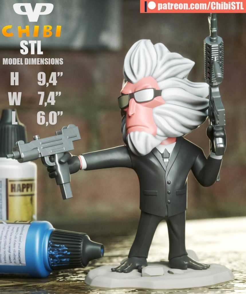 Chibi STL 漫威 杀手猴-P站图纸收藏馆