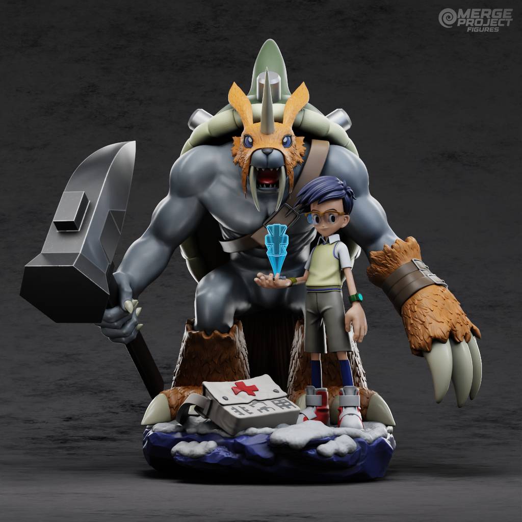 图片[1]-MPF 数码宝贝 哥玛兽-P站图纸收藏馆