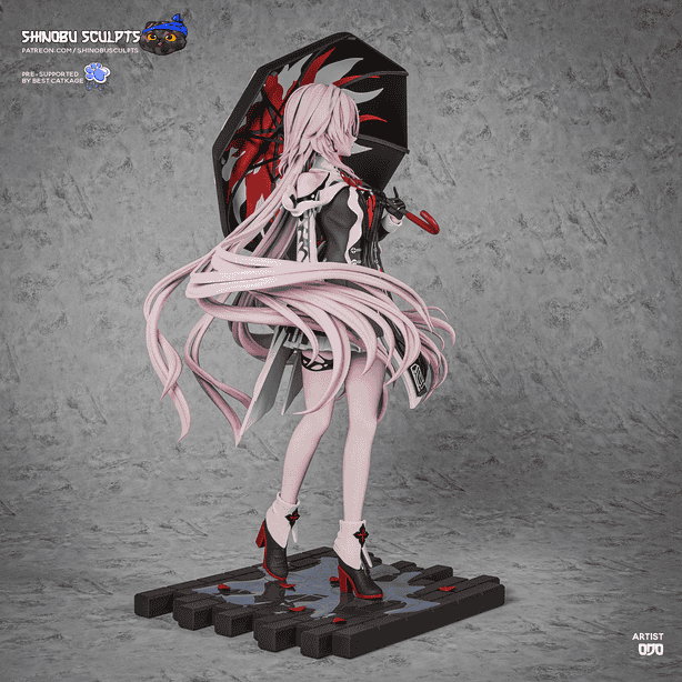 图片[3]-Shinobu Sculpts 崩坏：星穹铁道 长夜月-P站图纸收藏馆