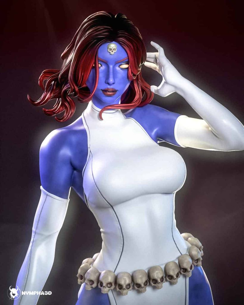 图片[2]-NYMPHA 3D 漫威 魔形女-P站图纸收藏馆