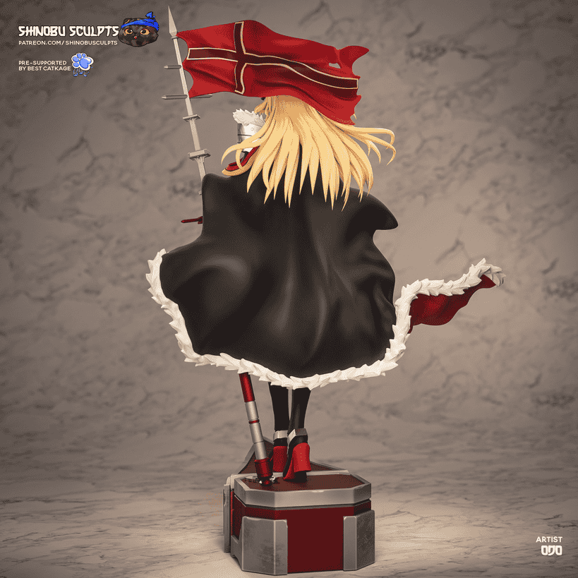 图片[2]-Shinobu Sculpts 碧蓝航线 俾斯麦-P站图纸收藏馆