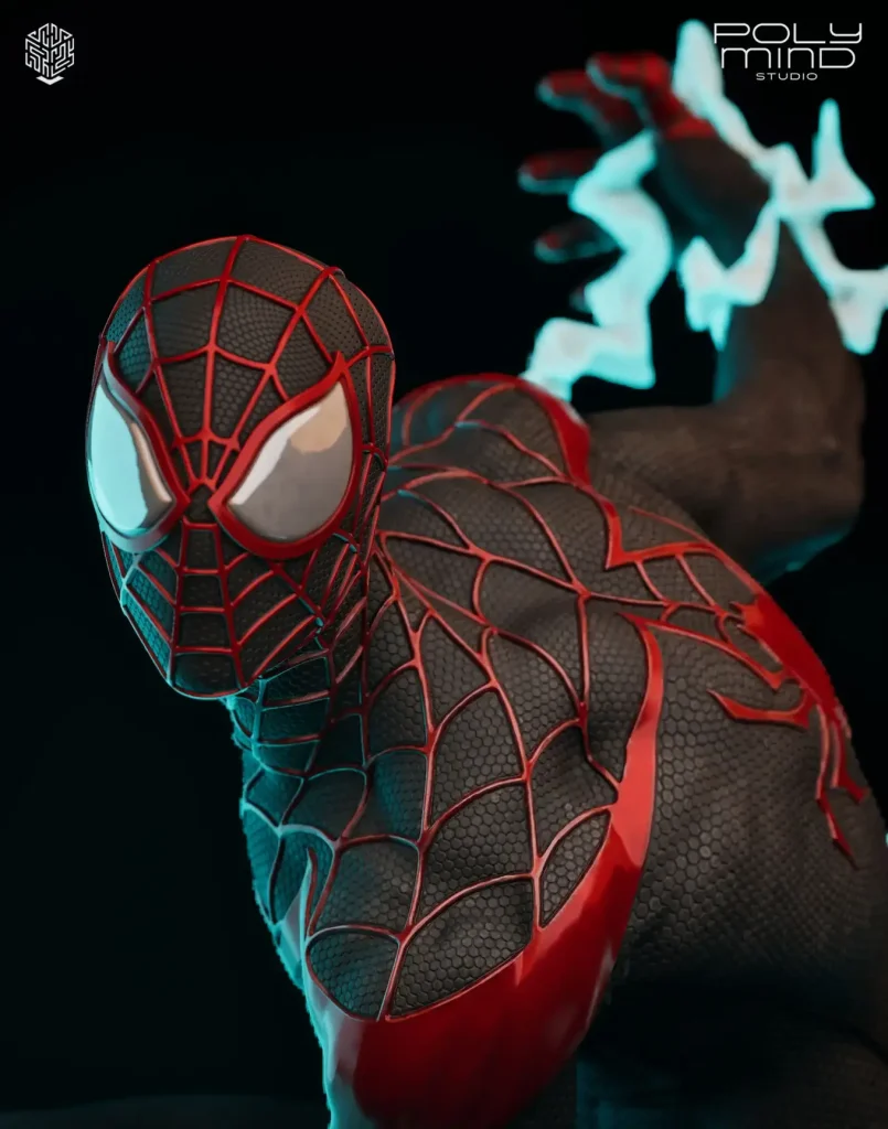 图片[2]-PolyMind 漫威 迈尔斯·莫拉莱斯‌-P站图纸收藏馆