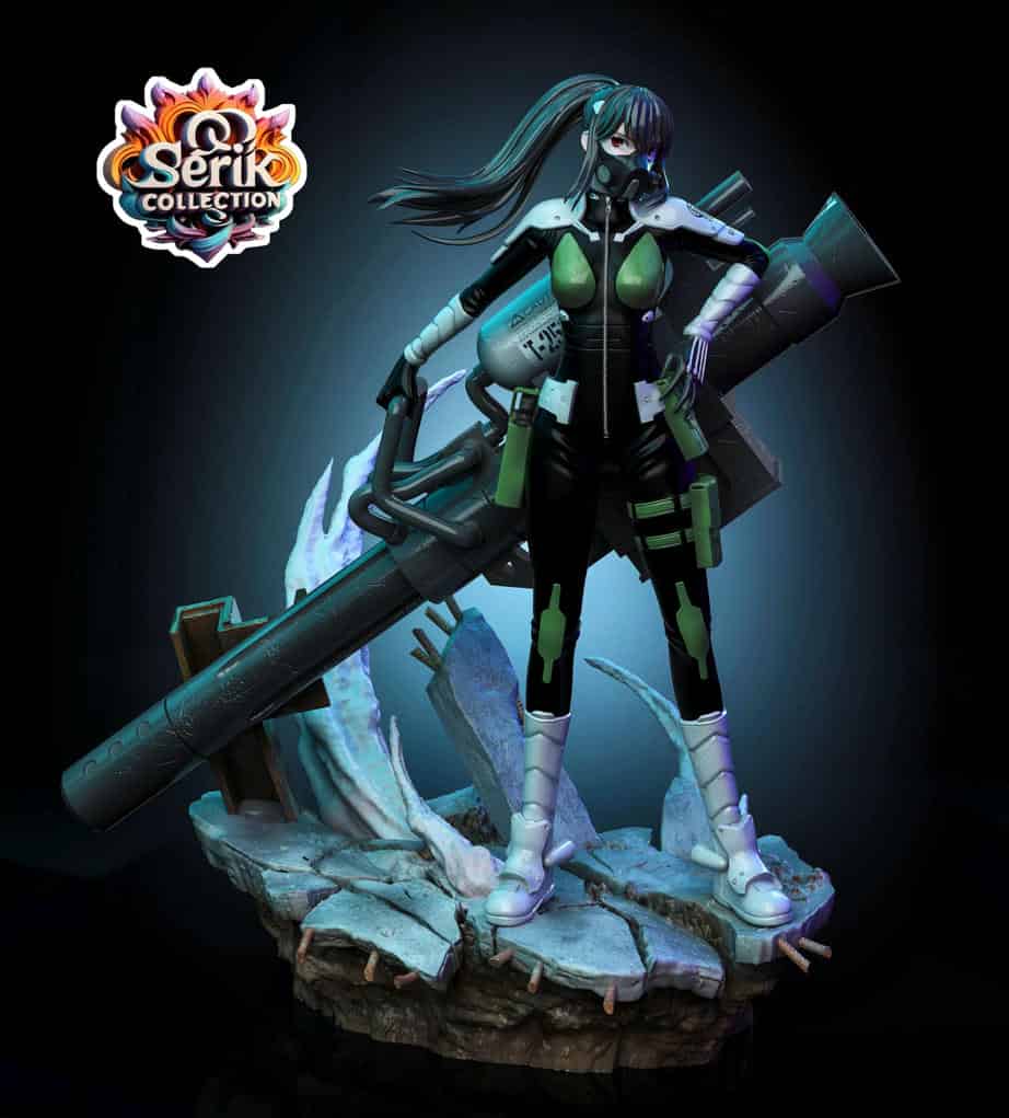 图片[4]-SERIK COLLECTION 怪兽8号 亚白米娜-P站图纸收藏馆