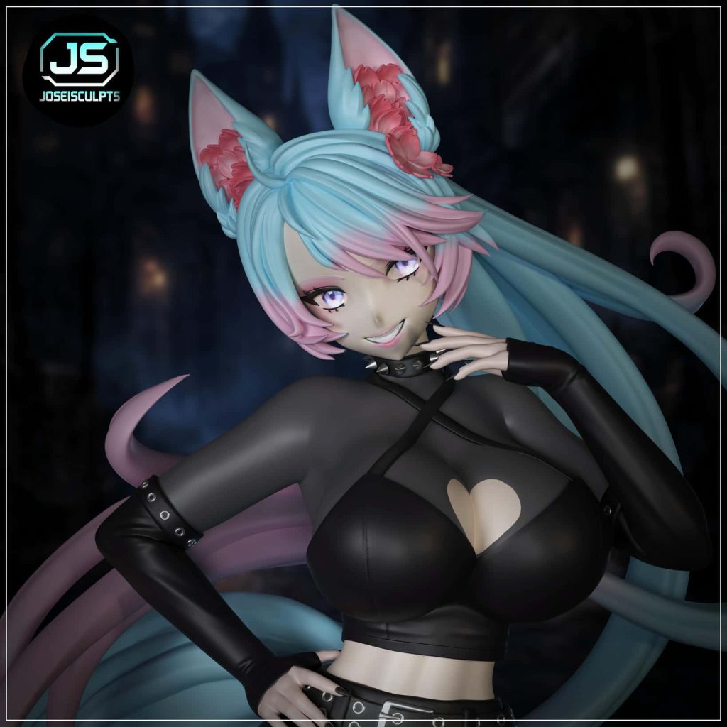 图片[2]-虚拟主播 ‌樱花狼灵-P站图纸收藏馆