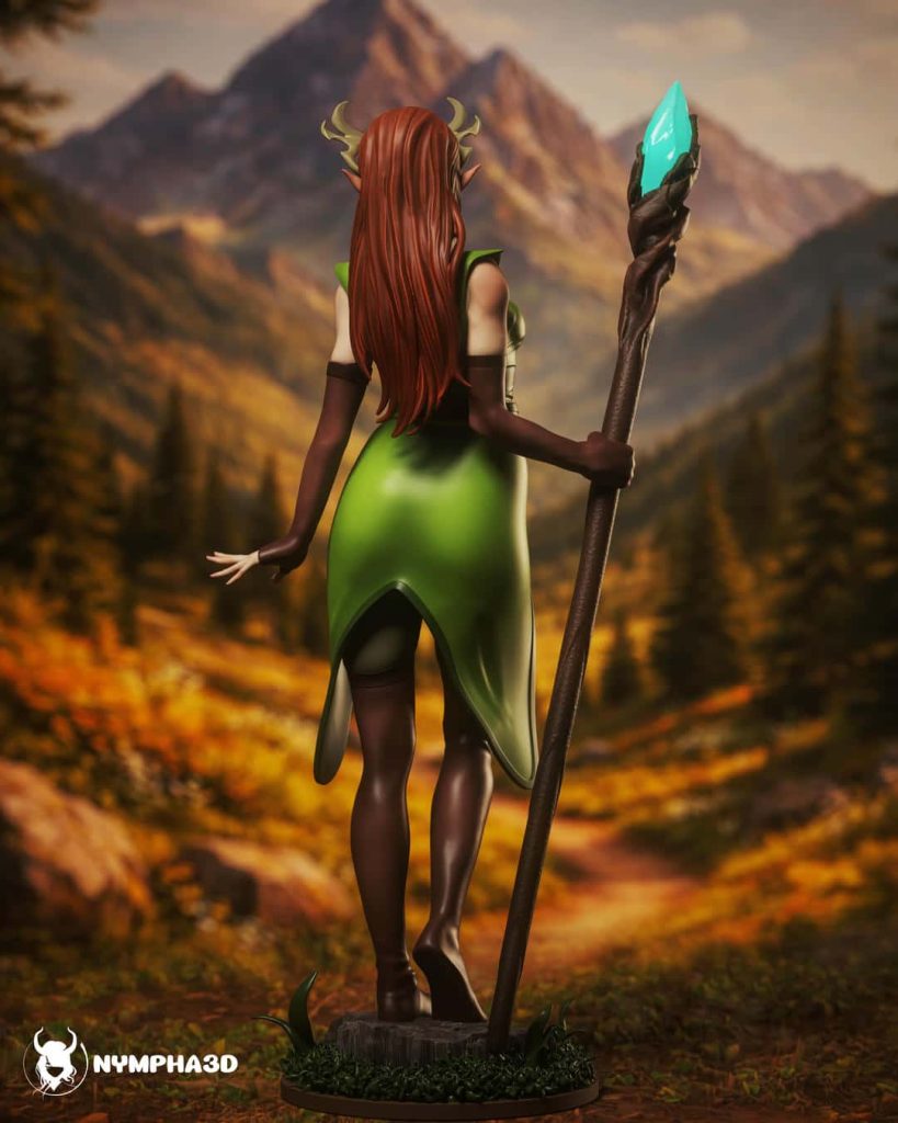 图片[3]-NYMPHA 3D 关键角色 德鲁伊 凯莉丝-P站图纸收藏馆