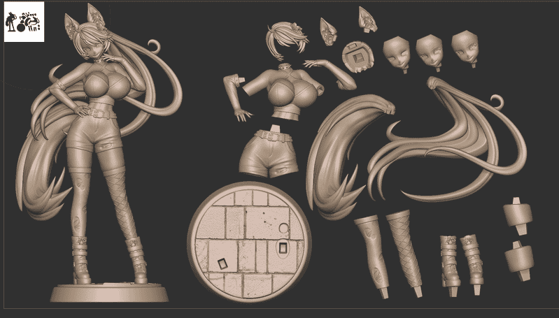 图片[4]-虚拟主播 ‌樱花狼灵-P站图纸收藏馆