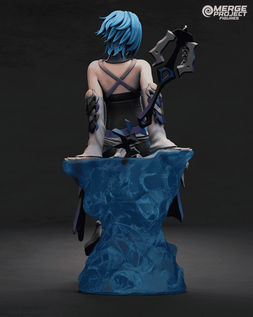 图片[3]-Merge Project Figures – Aqua – Kingdom Hearts-P站图纸收藏馆