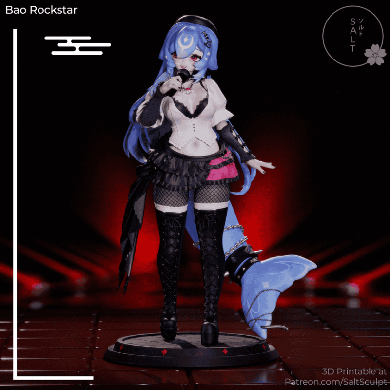 SaltSculpt 虚拟主播 鲸鱼bao-P站图纸收藏馆