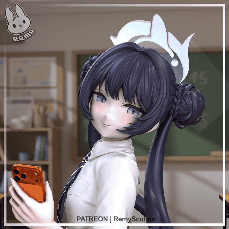 图片[2]-蔚蓝档案 妃咲-P站图纸收藏馆