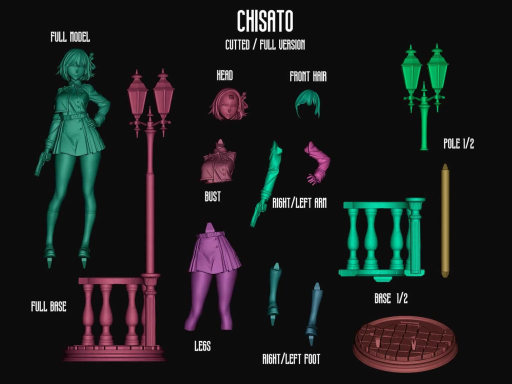 图片[2]-ANIME GIRLS 莉可丽丝 锦木千束-P站图纸收藏馆