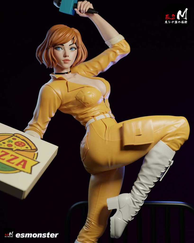 图片[2]-ESMonster 忍者神龟 爱普莉尔·奥尼尔-P站图纸收藏馆