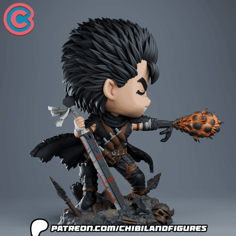 图片[2]-Chibi Land Figures 剑风传奇 格斯-P站图纸收藏馆