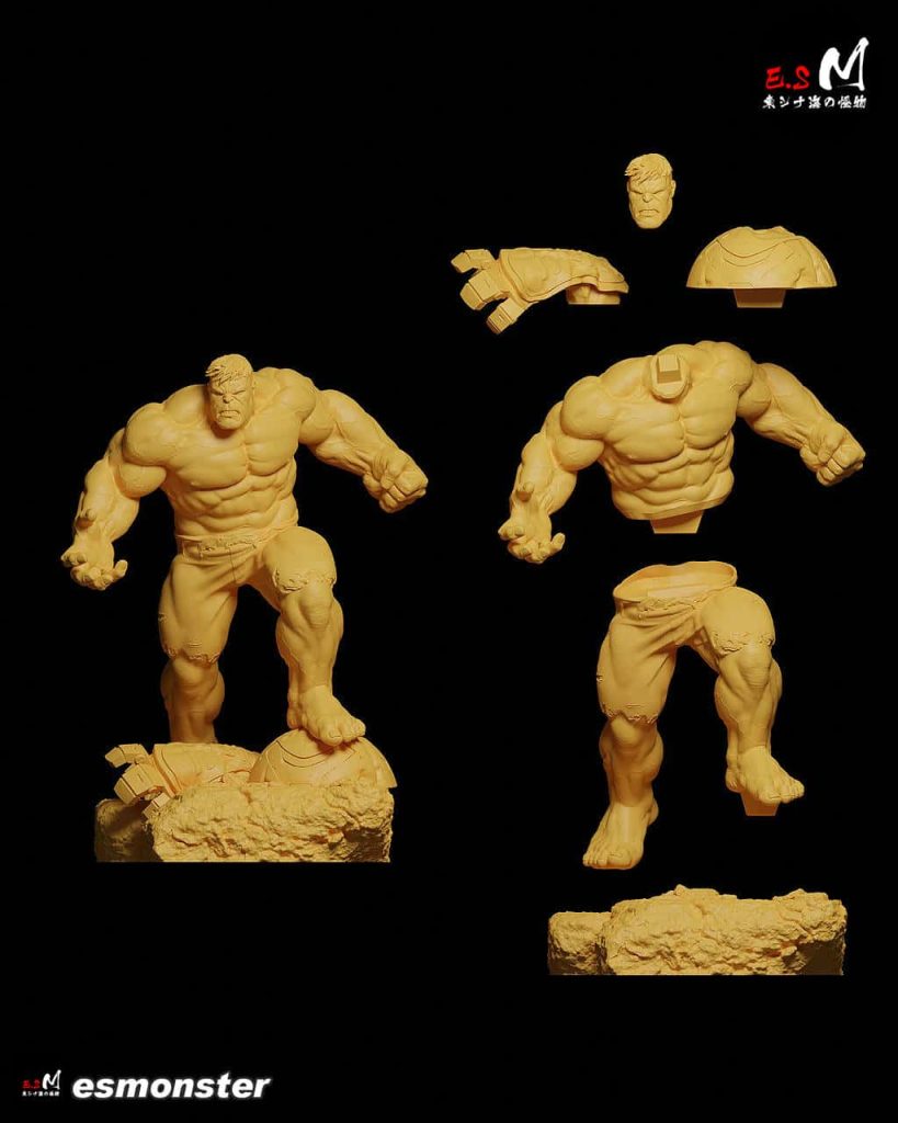 图片[4]-ESMonster 漫威 浩克-P站图纸收藏馆