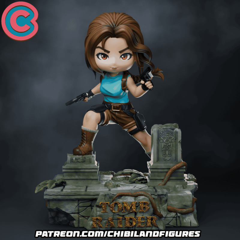 Chibi Land Figures 古墓丽影 劳拉·克劳馥-P站图纸收藏馆