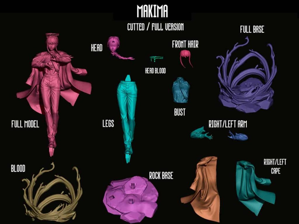 图片[2]-ANIME GIRLS 链锯人 玛奇玛-P站图纸收藏馆