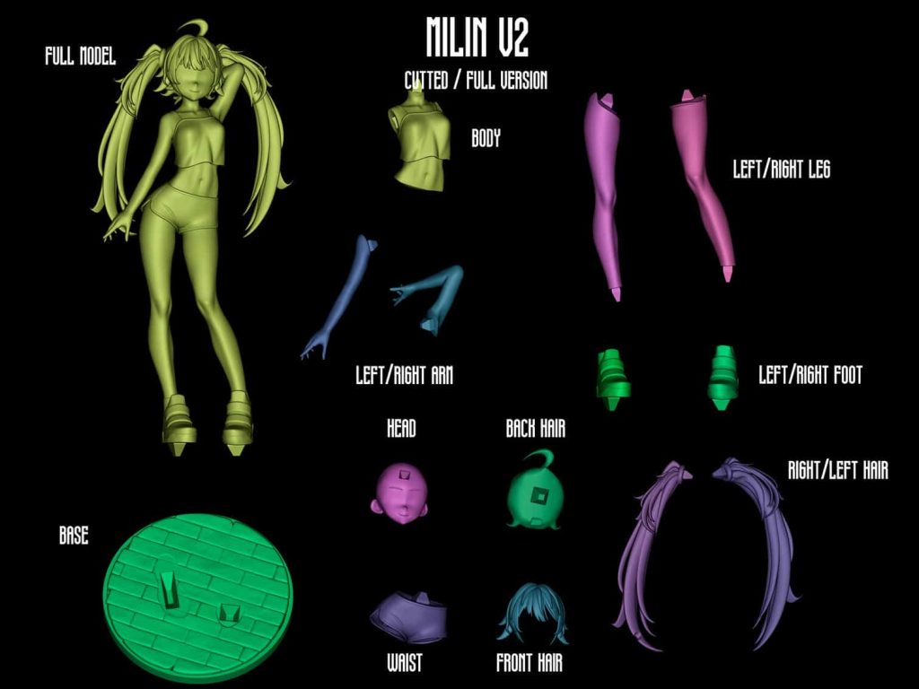 图片[2]-ANIME GIRLS 关于我转生变成史莱姆这档事 米莉姆·纳瓦-P站图纸收藏馆