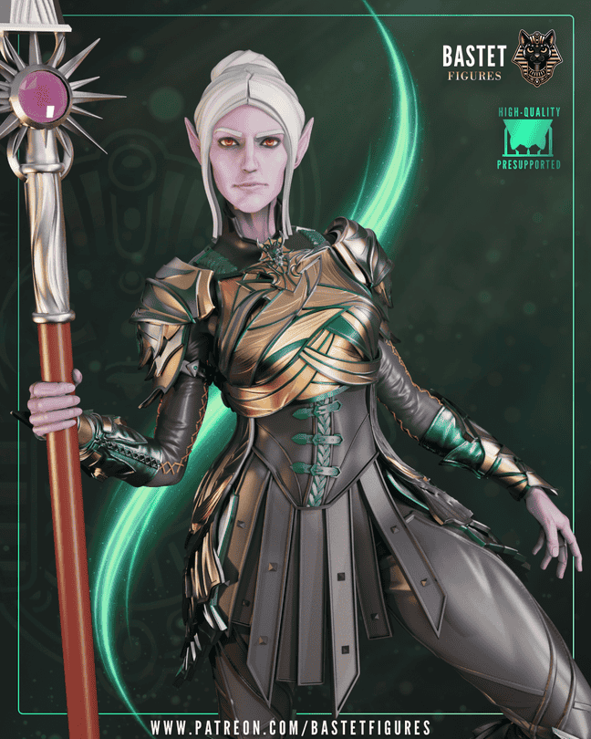 图片[2]-Bastet Figures 博德之门 明萨拉-P站图纸收藏馆