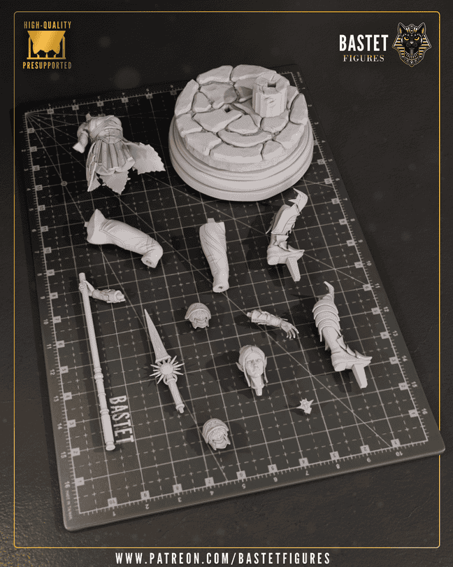 图片[4]-Bastet Figures 博德之门 明萨拉-P站图纸收藏馆