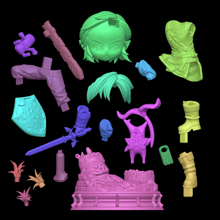 图片[3]-Chibi Land Figures 塞尔达传说 林克-P站图纸收藏馆