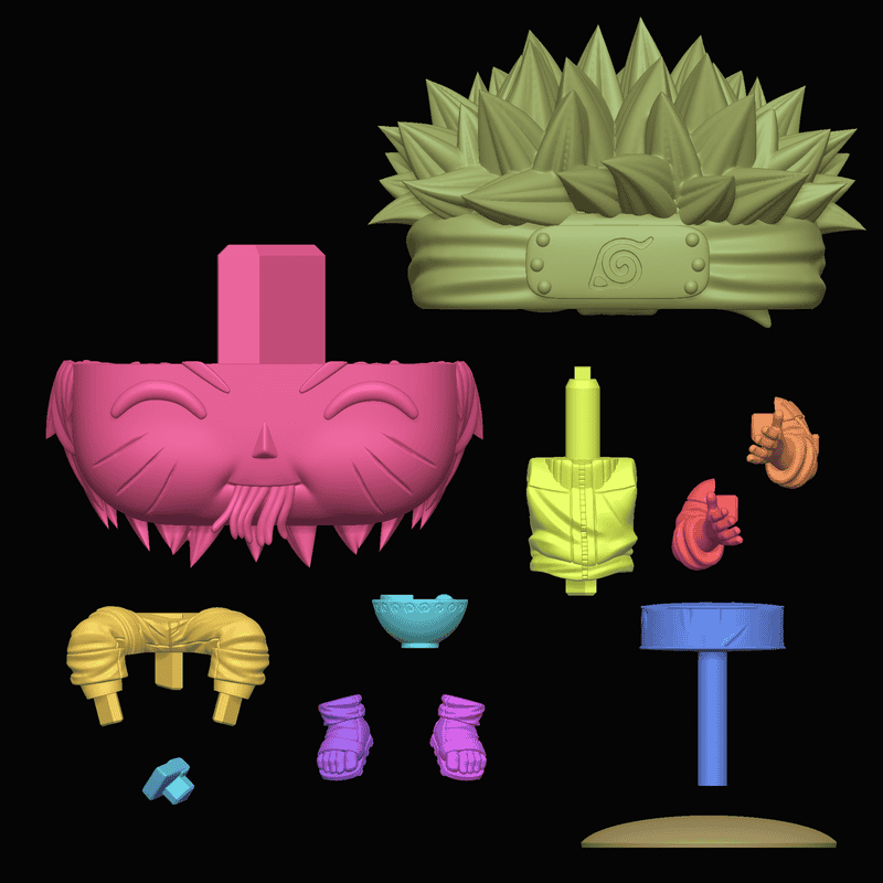 图片[4]-Chibi Land Figures 火影忍者 鸣人-P站图纸收藏馆