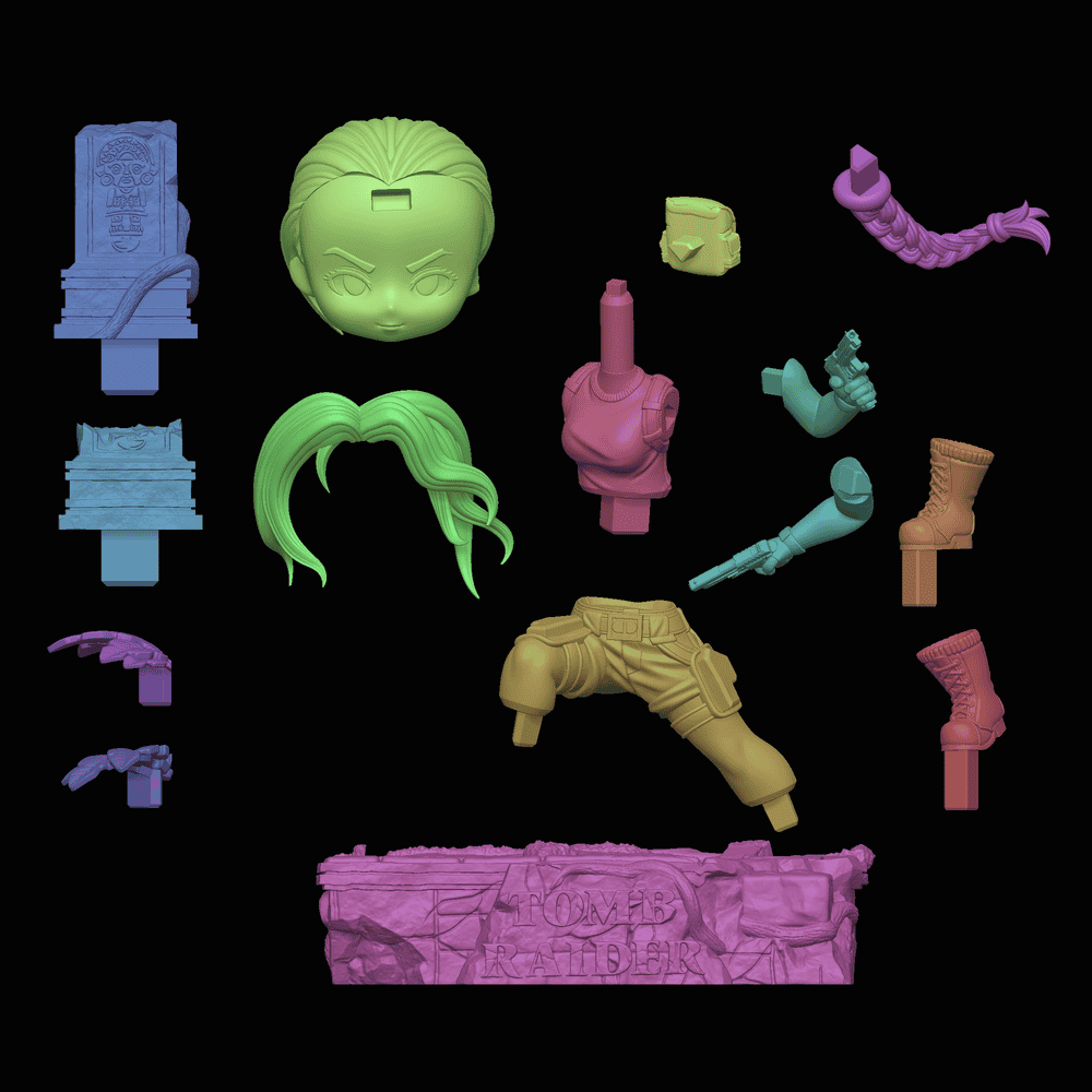 图片[3]-Chibi Land Figures 古墓丽影 劳拉·克劳馥-P站图纸收藏馆