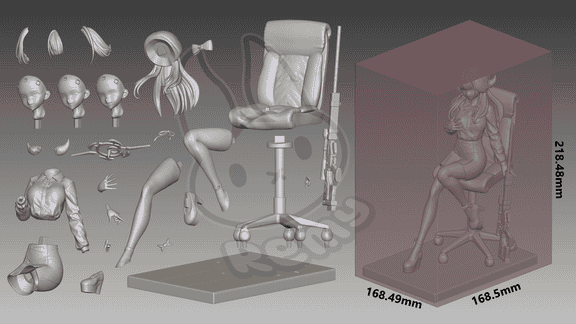 图片[4]-蓝色档案 陆八魔阿尔德雷斯-P站图纸收藏馆