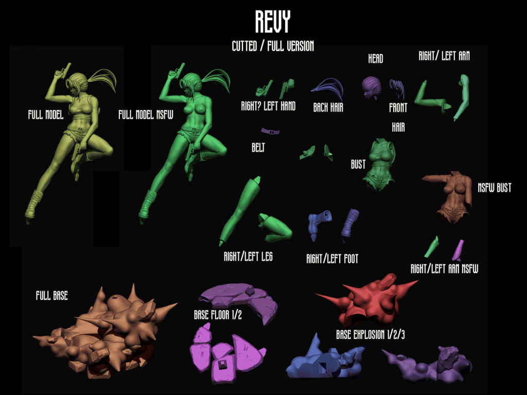 图片[2]-ANIME GIRLS 黑礁 莱薇-P站图纸收藏馆