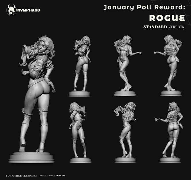 图片[4]-NYMPHA 3D 漫威 罗刹女 安娜·玛丽·勒博-P站图纸收藏馆