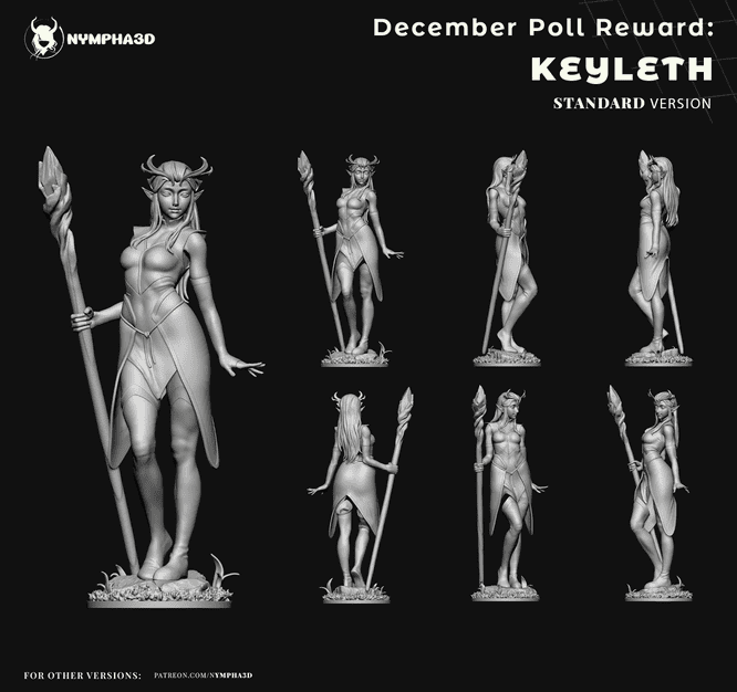 图片[5]-NYMPHA 3D 关键角色 德鲁伊 凯莉丝-P站图纸收藏馆