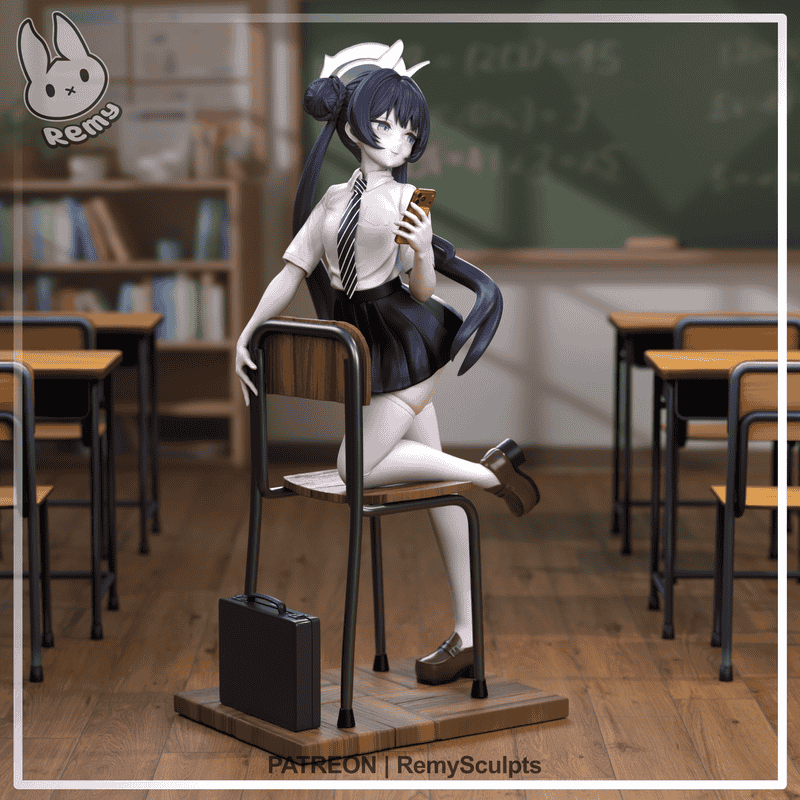 蔚蓝档案 妃咲-P站图纸收藏馆