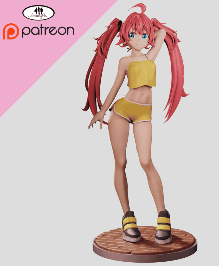 图片[1]-ANIME GIRLS 关于我转生变成史莱姆这档事 米莉姆·纳瓦-P站图纸收藏馆