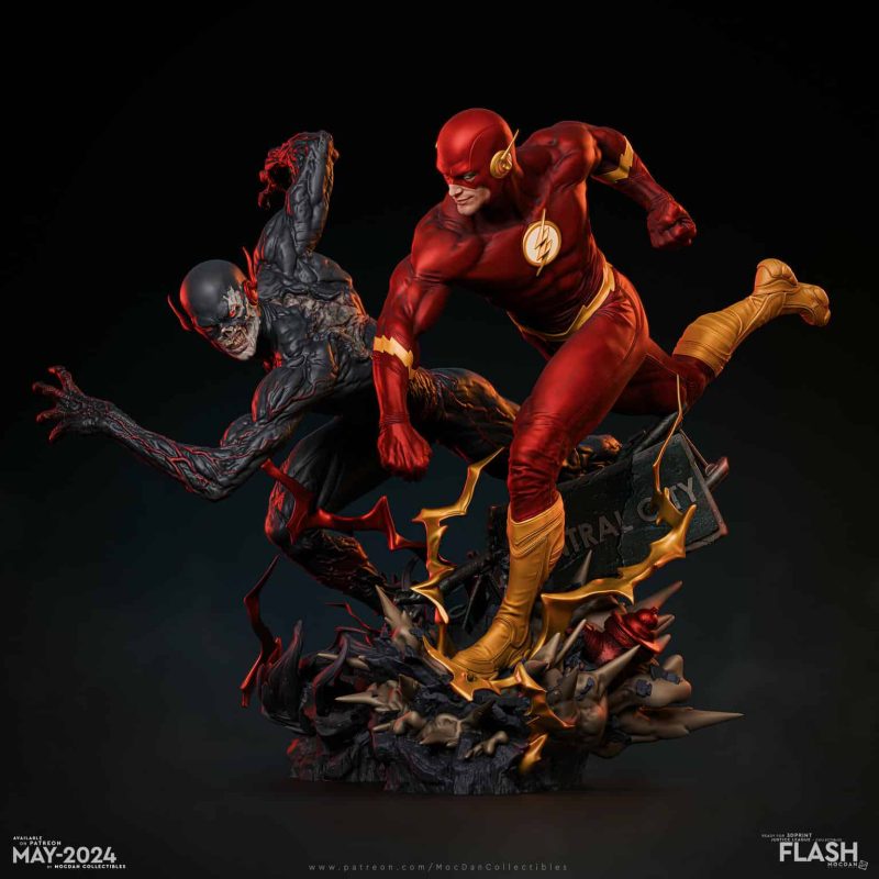 MocDan Collectibles – Flash vs BlackFlash – DC Comics-P站图纸收藏馆