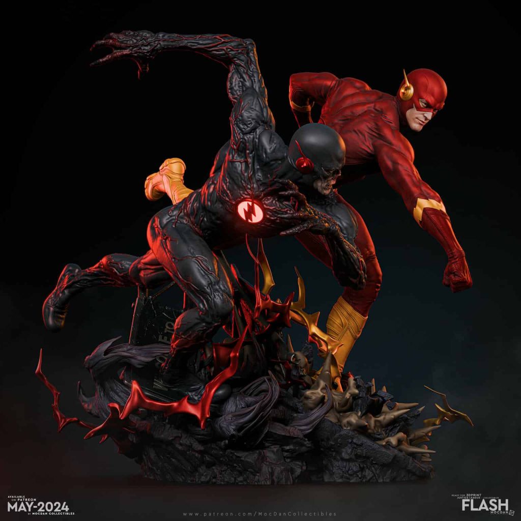 图片[2]-MocDan Collectibles – Flash vs BlackFlash – DC Comics-P站图纸收藏馆